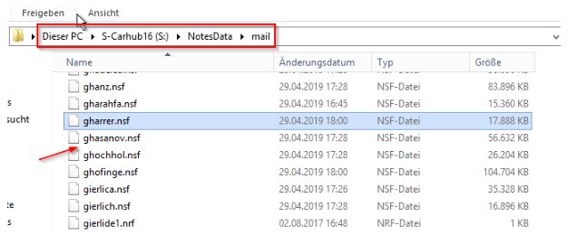 02_Missing database in the directory from the directory link